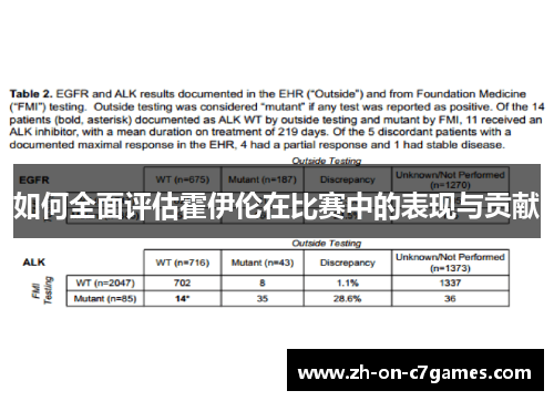 如何全面评估霍伊伦在比赛中的表现与贡献