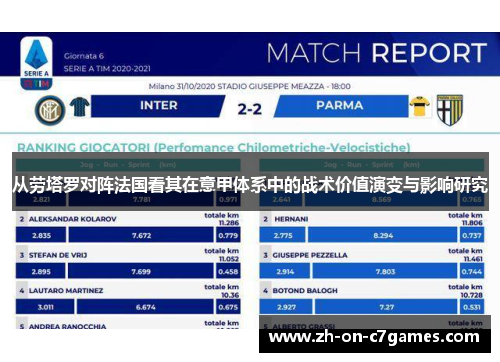 从劳塔罗对阵法国看其在意甲体系中的战术价值演变与影响研究